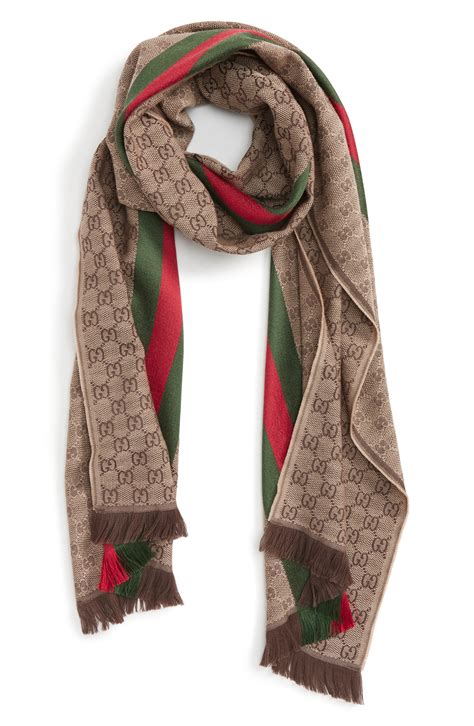 gucci scarf men's silk|authentic gucci scarves.